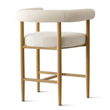 Melbourne 24" Boucle Counter Stool with Arms (1-Piece)