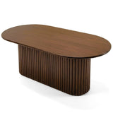 Merlin Oval Walnut Dining Table