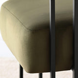 Mia Modern Velvet Accent Chair with Arms (1-Piece)