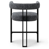 Mia 24" Modern Tweed Counter Stool with Arms (1-piece)