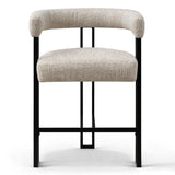 Mia 24" Modern Tweed Counter Stool with Arms (1-piece)