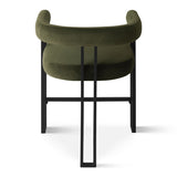 Mia 24" Modern Velvet Counter Stool with Arms (Set of 4)