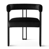 Mia Velvet Dining Chair with Arms (Set of 2)