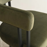 Mia Velvet Dining Chair with Arms (Set of 6)