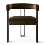 Mia Velvet Dining Chair with Arms (Set of 4)