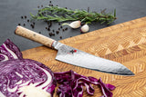 Miyabi Birchwood Rocking Santoku 178mm