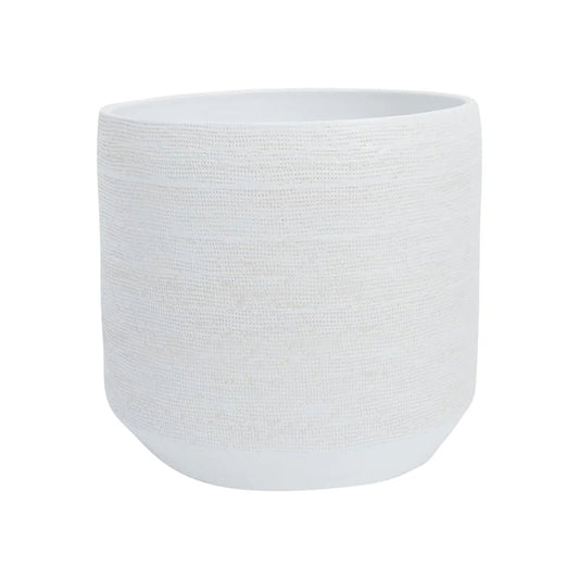 CG Hunter Modern Italian White Planter