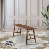 Molly Walnut Solid Wood Bench