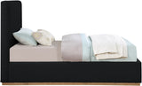 Monaco Contemporary Bed with Solid Wood Frame and Elegant Boucle Fabric for Modern Bedrooms