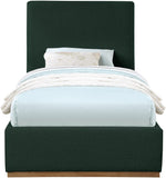 Monaco Contemporary Bed with Solid Wood Frame and Elegant Boucle Fabric for Modern Bedrooms