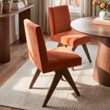 Morgan Mid Century Modern Upholstered Dining Chair (Set of 2)