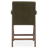 Morgan Upholstered Counter Stool with Arms (1-Piece)