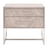 Mosaic 2-Drawer Nightstand