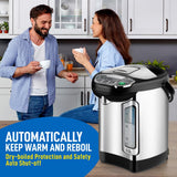 4L Digital Hot Water Dispenser - Instant Water Boiler / Water Heater, Auto Dispense Safety Lock, (4.227 Quarts)