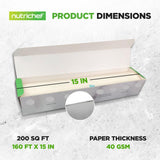 200 Sq. Ft. Parchment Paper Roll