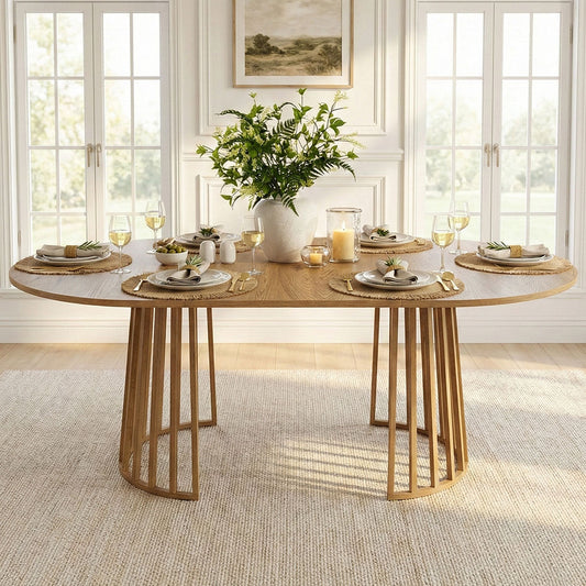 Nest 47.3"-71" Extendable Oval Dining Table