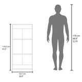 TUHOME Note 47" Tall Modern Ladder Bookcase with Three Open Tier Shelves, Slanted Vertical Design, Space-Saving Freestanding Organizer for Living Room, Bedroom or Home Office Storage, Contemporary Display and Organization Solution