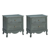 Galatea 24" Tall 2 - Drawer Nightstand Chest(Optional Types)