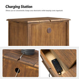 Galatea 24" Tall 2 - Drawer Nightstand Chest(Optional Types)