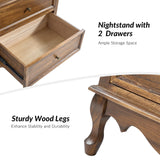 Galatea 24" Tall 2 - Drawer Nightstand Chest(Optional Types)