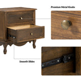 Galatea 24" Tall 2 - Drawer Nightstand Chest(Optional Types)