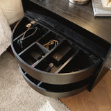Dan 28" Tall Modern Style Nightstand with Built-In Outlets(Optional Types)