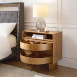 Dan 28" Tall Modern Style Nightstand with Built-In Outlets(Optional Types)