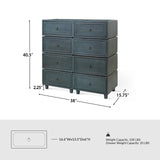 Peggie Transitional Farmhouse Combination Nightstand(Multiple Unit Options)