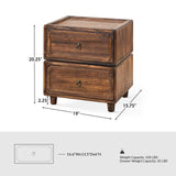 Peggie Transitional Farmhouse Combination Nightstand(Multiple Unit Options)