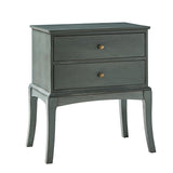 Dominique 28"Tall Solid Wood Nightstand with Hidden Outlet(Optional Types)