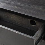 Dominique 28"Tall Solid Wood Nightstand with Hidden Outlet(Optional Types)