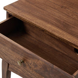 Dominique 28"Tall Solid Wood Nightstand with Hidden Outlet(Optional Types)