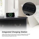 Galatea 3-Drawer Rustic Nightstand with Charging Station(Optional Types)