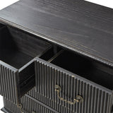 Galatea 3-Drawer Rustic Nightstand with Charging Station(Optional Types)