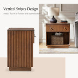 Lina 1 Drawer Nightstand with Open Storage Shelf & Integrated Charging Station(Optional Types)