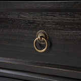 Jules Classic Solid Wood 3-Drawer Nightstand with USB Ports