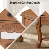 Nina Traditional Modern Exquisite Fully Assembled Nightstand with Hidden Drawer(Optional Types)