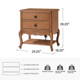 Nina Traditional Modern Exquisite Fully Assembled Nightstand with Hidden Drawer(Optional Types)