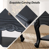 Nina Traditional Modern Exquisite Fully Assembled Nightstand with Hidden Drawer(Optional Types)