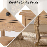 Nina Traditional Modern Exquisite Fully Assembled Nightstand with Hidden Drawer(Optional Types)
