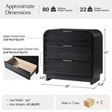 Albert Yanick 3-Drawer Nightstand