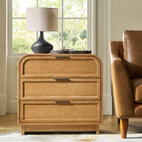 Albert Yanick 3-Drawer Nightstand