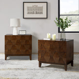 Kamu 2 - Drawer Nightstand Chest with Built-in Outlets(Optional Types)