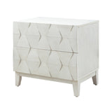 Kamu 2 - Drawer Nightstand Chest with Built-in Outlets(Optional Types)