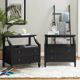 Grace 2 - Drawer Nightstand Chest with Built-in Outlets(Optional Types)