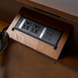 Grace 2 - Drawer Nightstand Chest with Built-in Outlets(Optional Types)