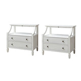 Grace 2 - Drawer Nightstand Chest with Built-in Outlets(Optional Types)