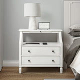Grace 2 - Drawer Nightstand Chest with Built-in Outlets(Optional Types)