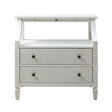 Grace 2 - Drawer Nightstand Chest with Built-in Outlets(Optional Types)