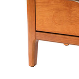 Floriana Modern 3-Drawer Nightstand  with Marble Top & USB Ports Spacious Storage